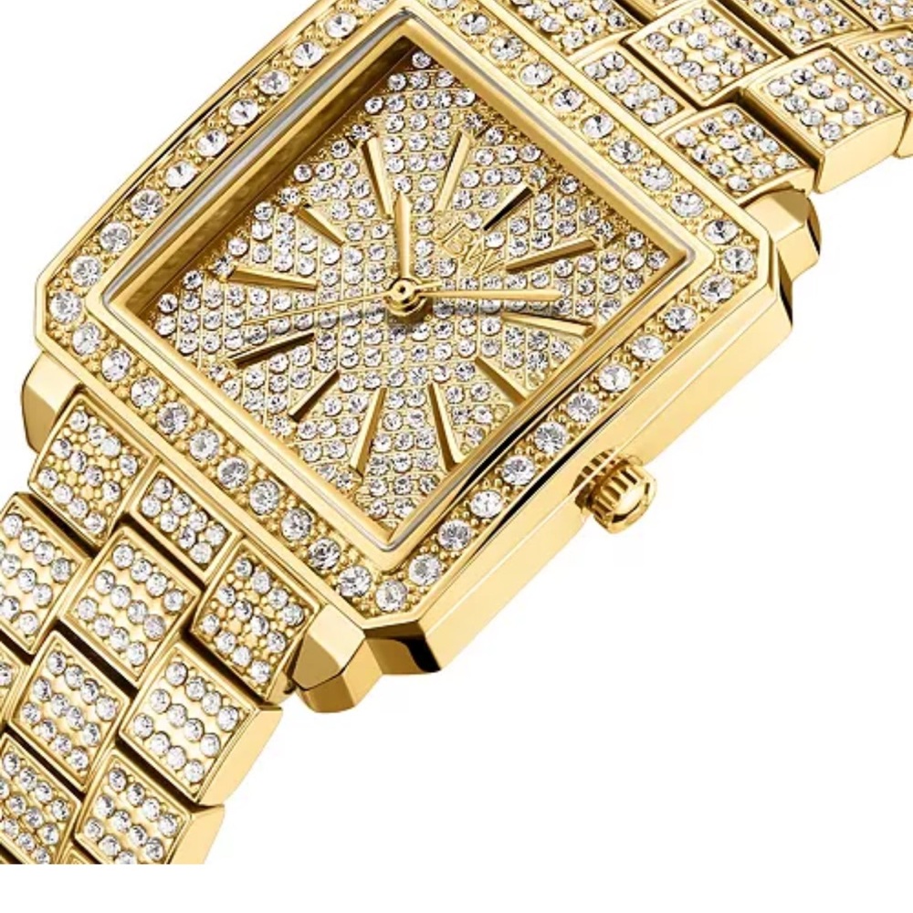 JBW Women's Cristal 18k Gold-plated Stainless Steel Watch, 28mm